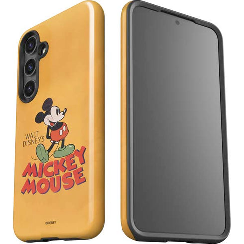 Disney Mickey Mouse Walt Disney Classic Character Galaxy S24 Plus Impact Case